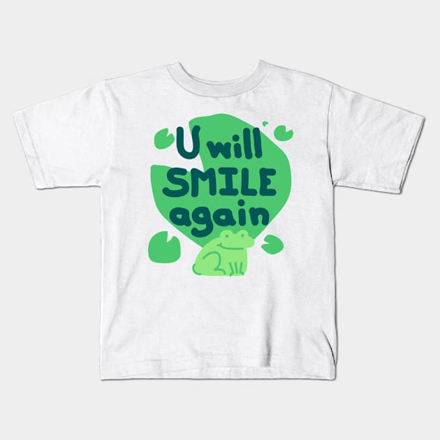 Mental Health Support Kids T-Shirt by Screamingcat